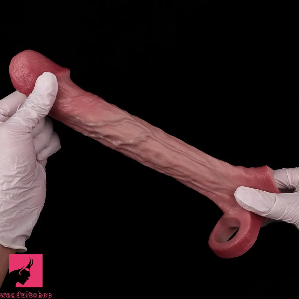 5.6in 6.42in Penis Sleeve Dildo Realistic Lifelike Blue Veins Cock Sleeve