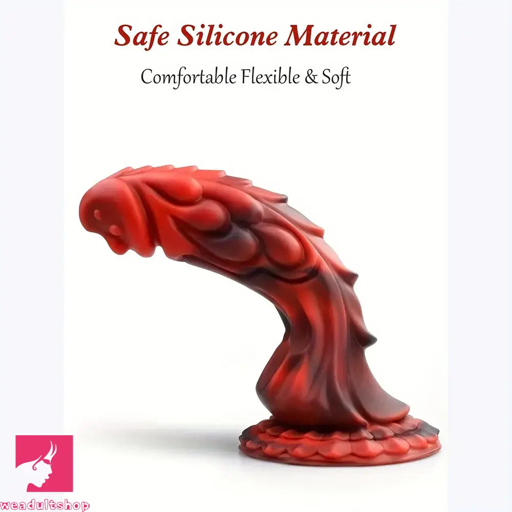 8.2in Lifelike Dragon Monster Soft Liquid Body Safe Odd Big Spiked Dildo