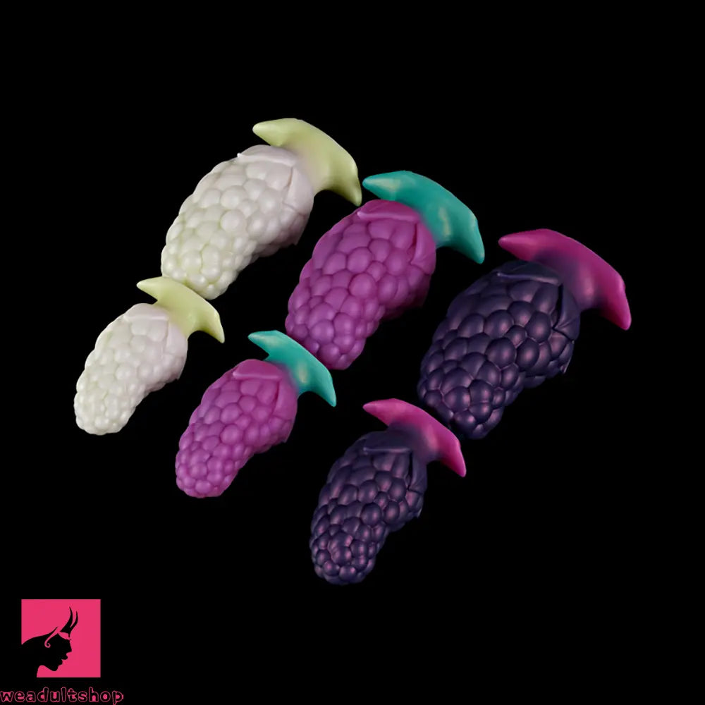 3.7in 5.43in Strawberry Design Small Silicone Soft Butt Plug Anal Dildo