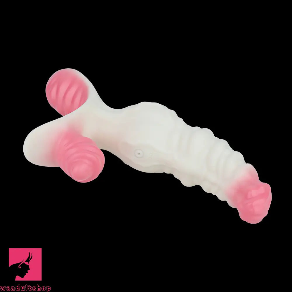 6.42in Monster Fantasy Wearable Strap on Vibrating Anal Silicone Dildo