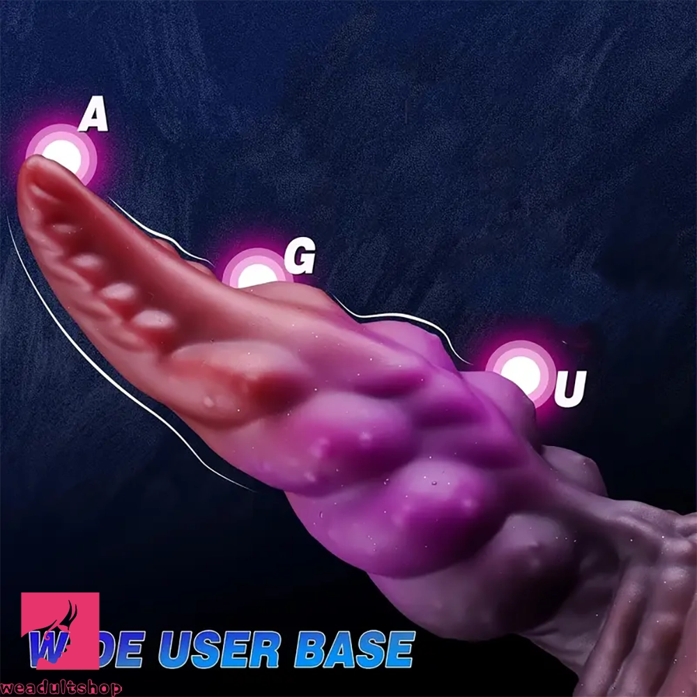 8in Soft Silicone Realistic Dildo Monster Anal Plug Sex Toy G Spot Dilator