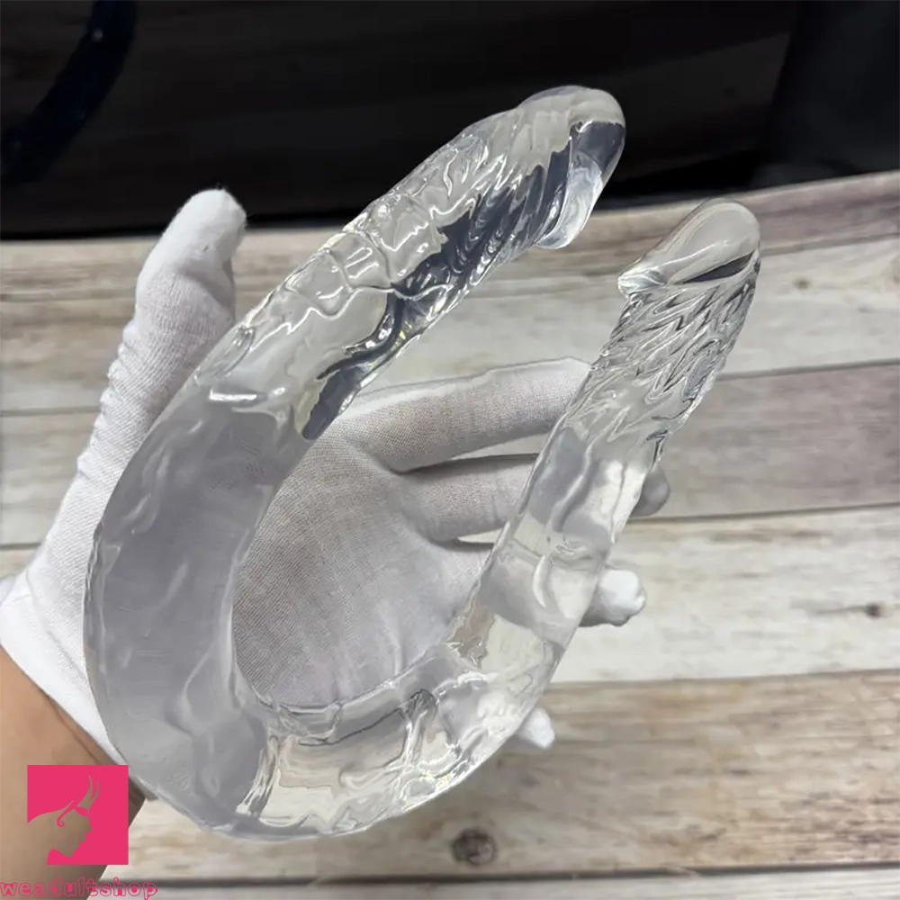 17.32in Long Dual Head Simulated Penis Dildo For G-Spot Cock Stimulation