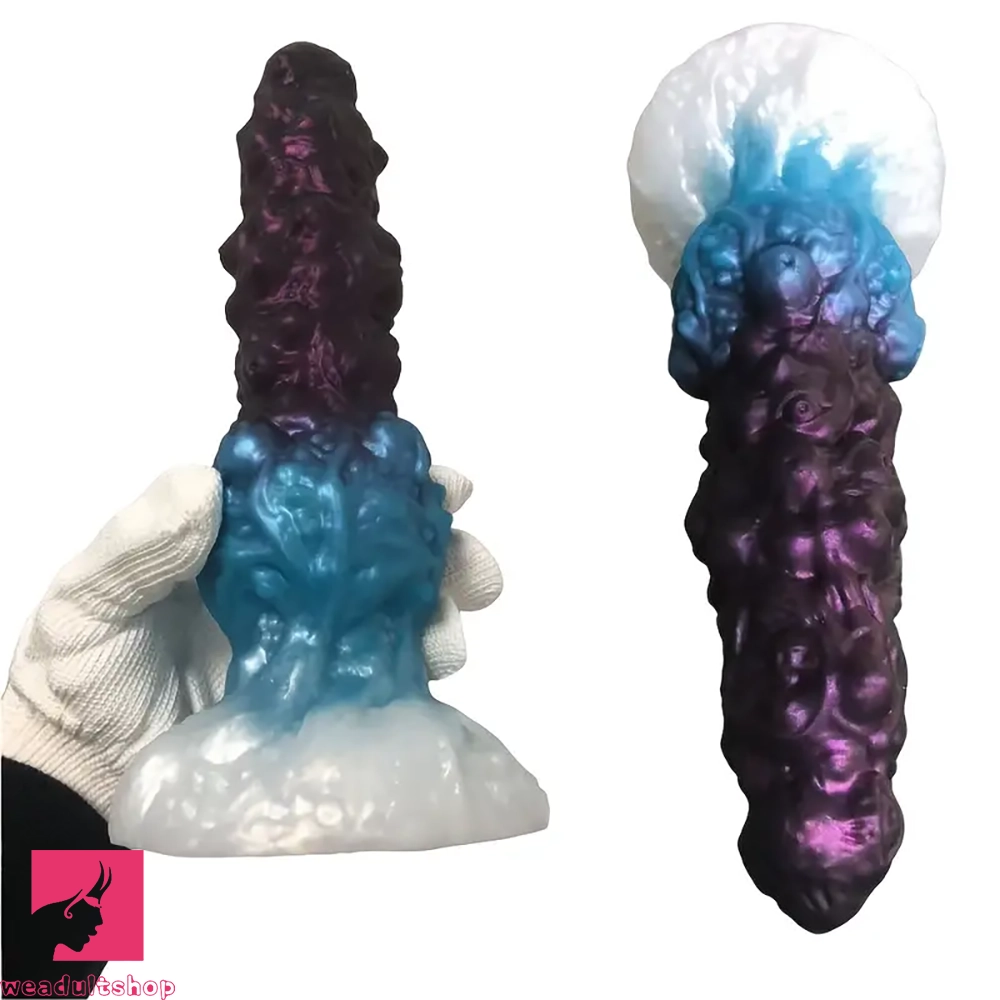9.84in Fantasy Monster Dildo Large Thick Shape Silicone Soft Clit Dildo