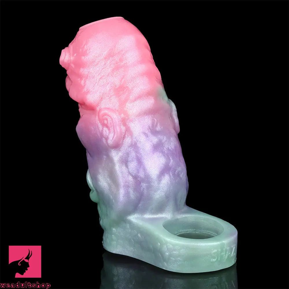 5.03in Velvet Pulse SHAZ-3019 Fantasy Hollow Dildo Sleeve Cock Extension