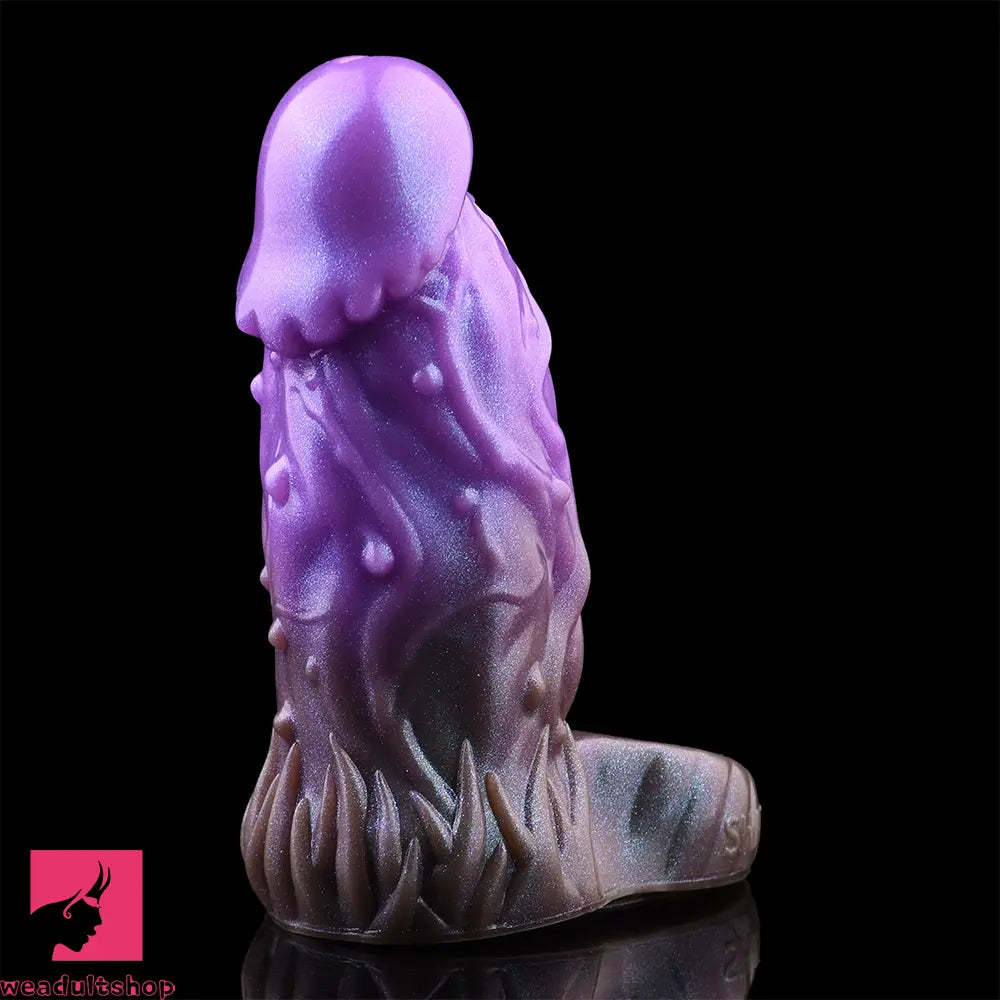 6.18in Dragon Fantasy Hollow Spiked Soft Dildo Sleeve For Cock Enlargement