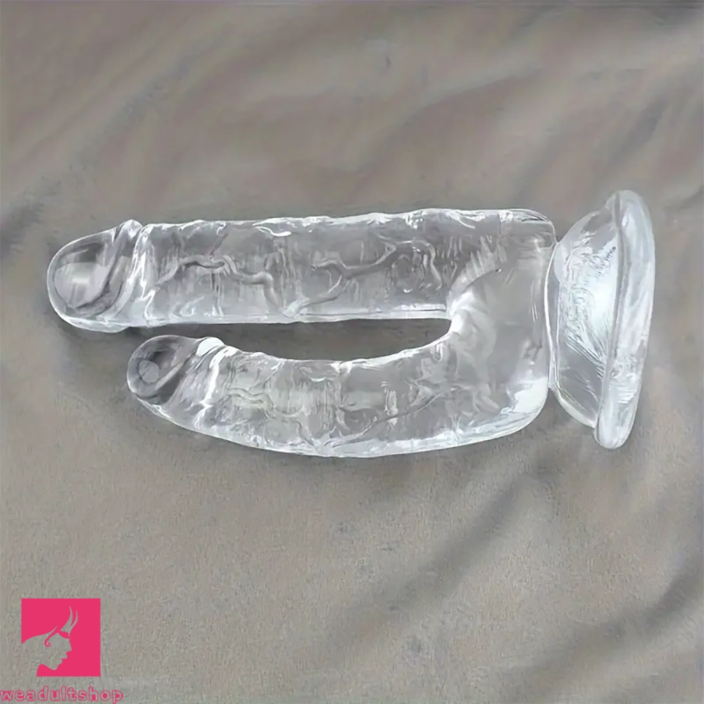 8.66in Double-Ended Dildo Realistic Adult Toy Female Pleasure G Spot