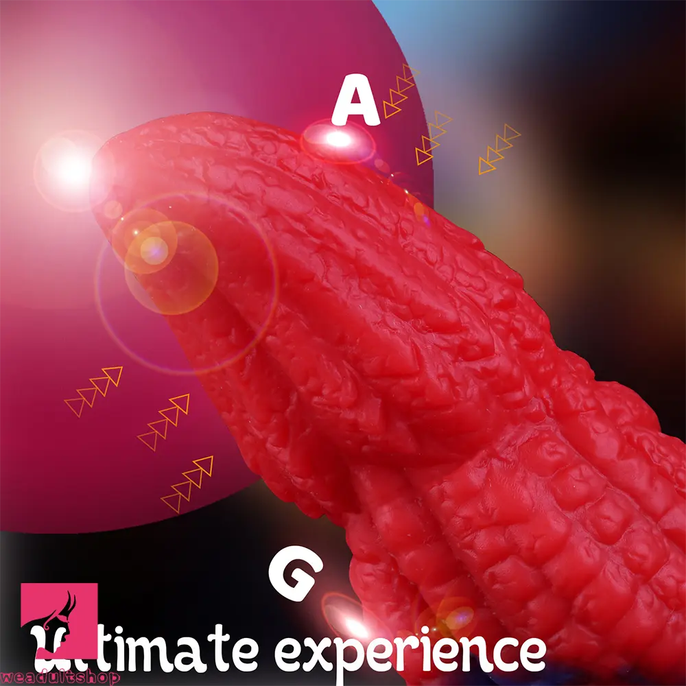 7.87in Spider Skin Liquid Silicone Soft Dildo Adult Pleasure Anal Masturbator