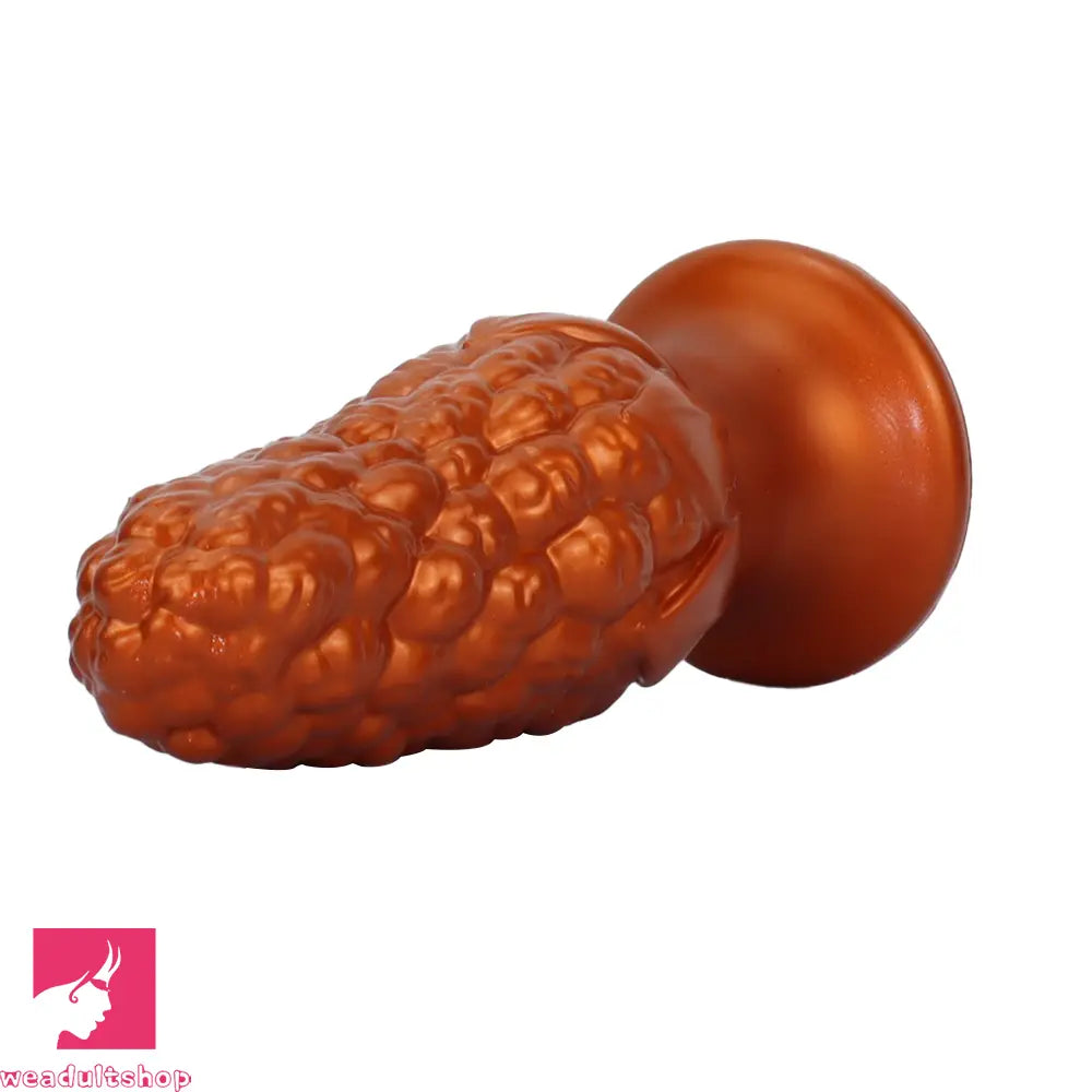 7.16in Graininess Raised Particles Reminiscent Corn Soft Butt Plug Dildo