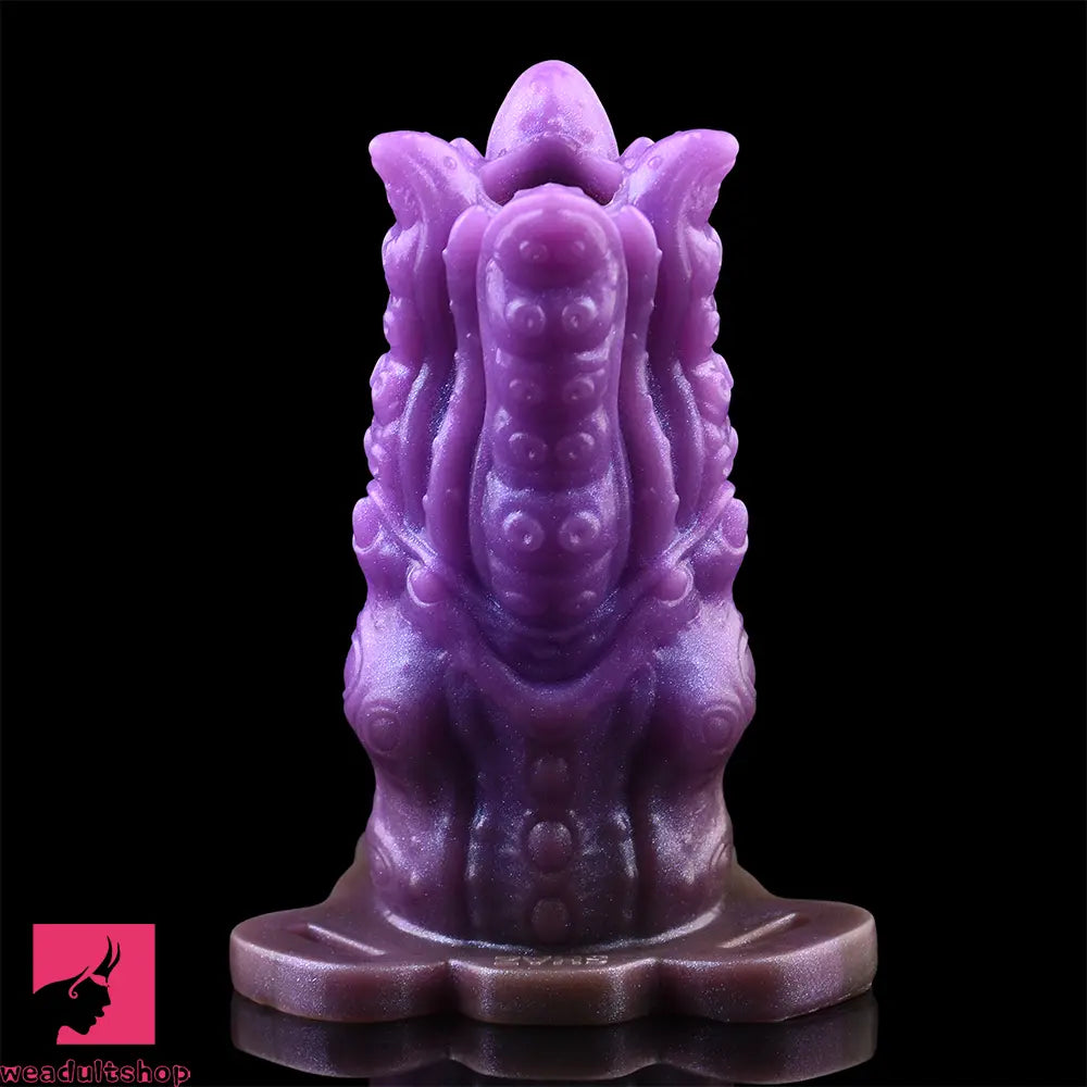 5.59in Dragon Beast Creature Silicone Flexible Fantasy Hollow Dildo Sleeve