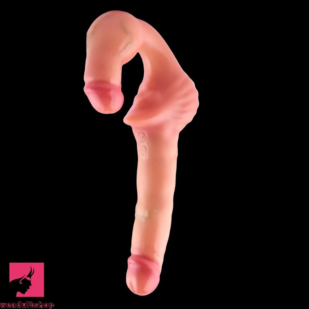 10.8in Strapless Silicone Large Soft Double Sided Strapon Dildo For Sex