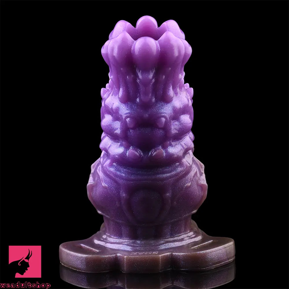 5.55in Dragon Silicone Floppy Beast Creature Fantasy Hollow Dildo Sleeve