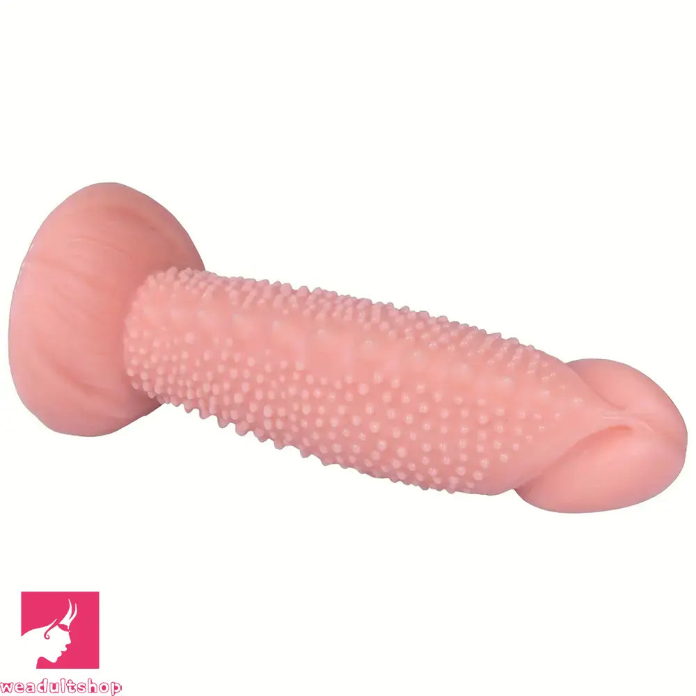 7.08in 8.66in 10.23in 11.81in 13.38in PVC Monster Large Barbed Particles Dildo