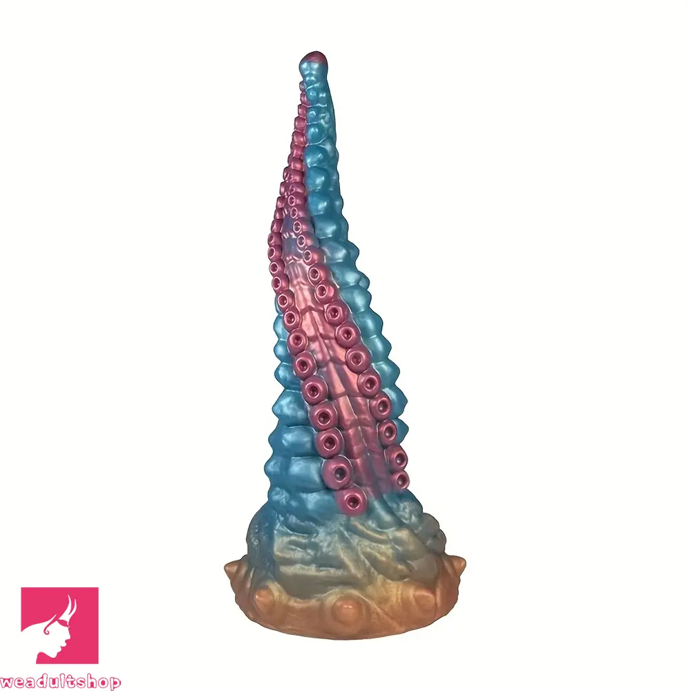 10.03in Octopus Silicone Anal Plug Portable Realistic Tentacle Fantasy Dildo