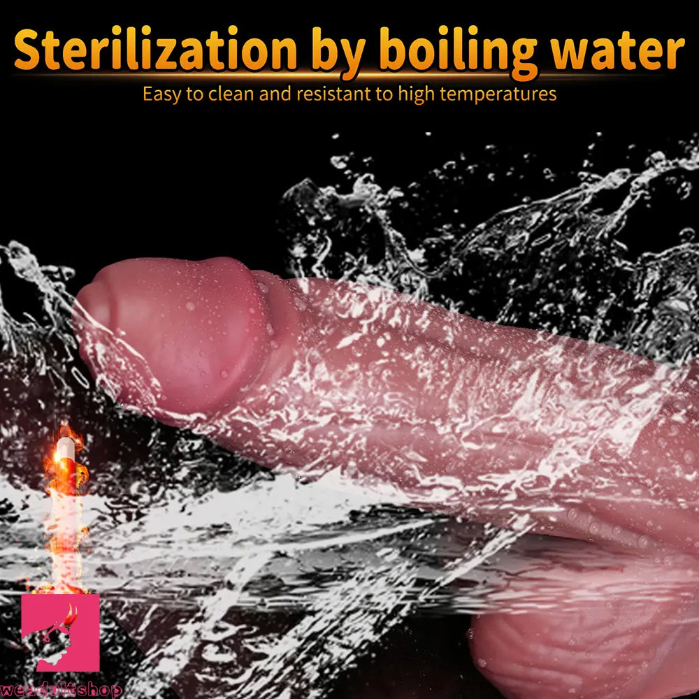 8.46in Silicone Big Strapon Hollow Dildo With Glans Penis Cock Toy