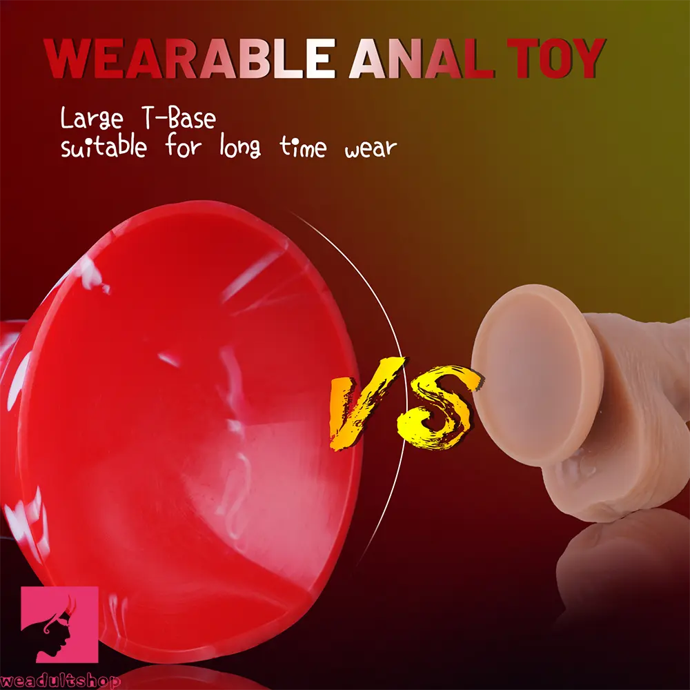 7.09in Lifelike Animal Penis Dog Knot Liquid Silicone Dildo For Anal Sex