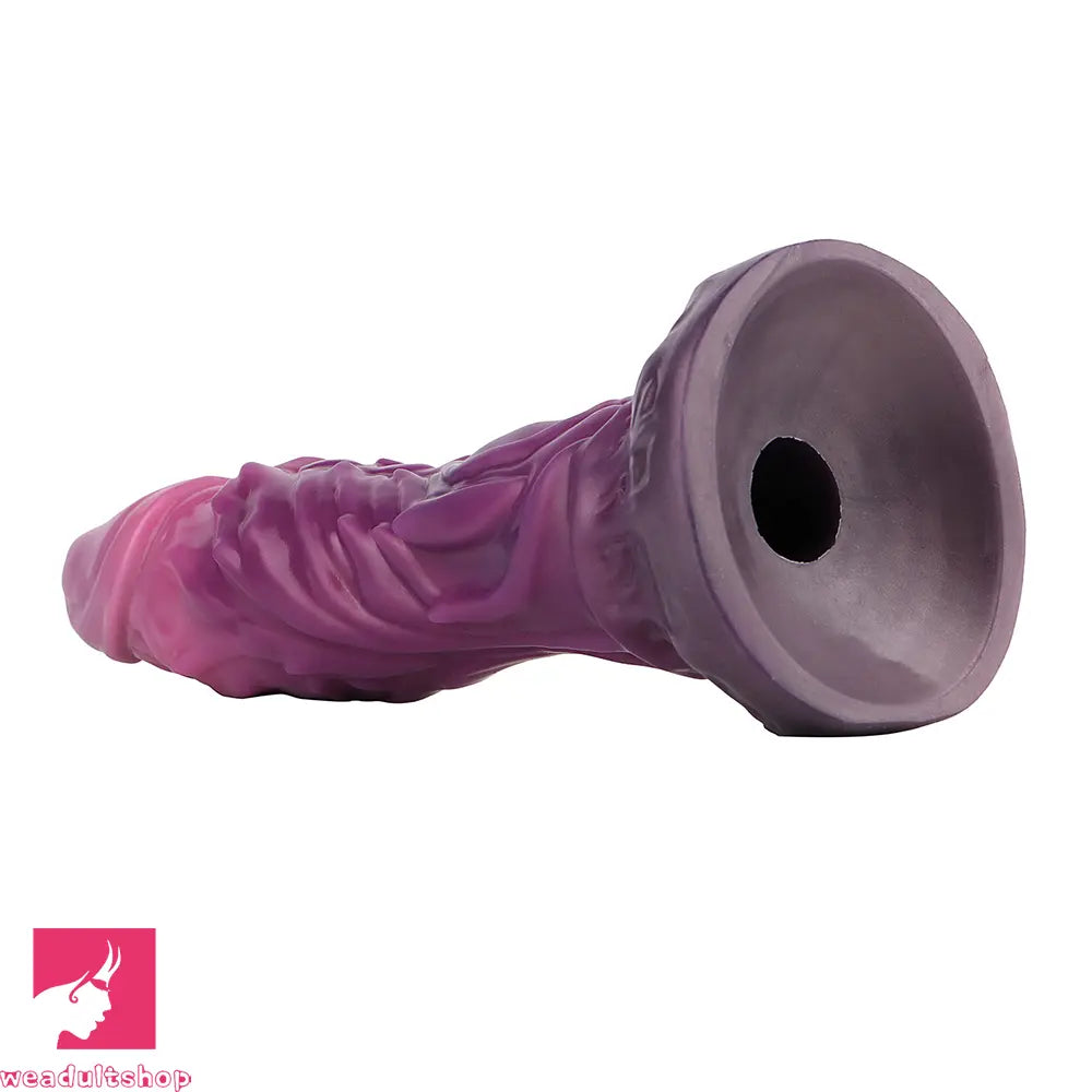 9.64in Squeezing Inflatable Alien Penis Fantasy Odd Silicone Dildo For Sex