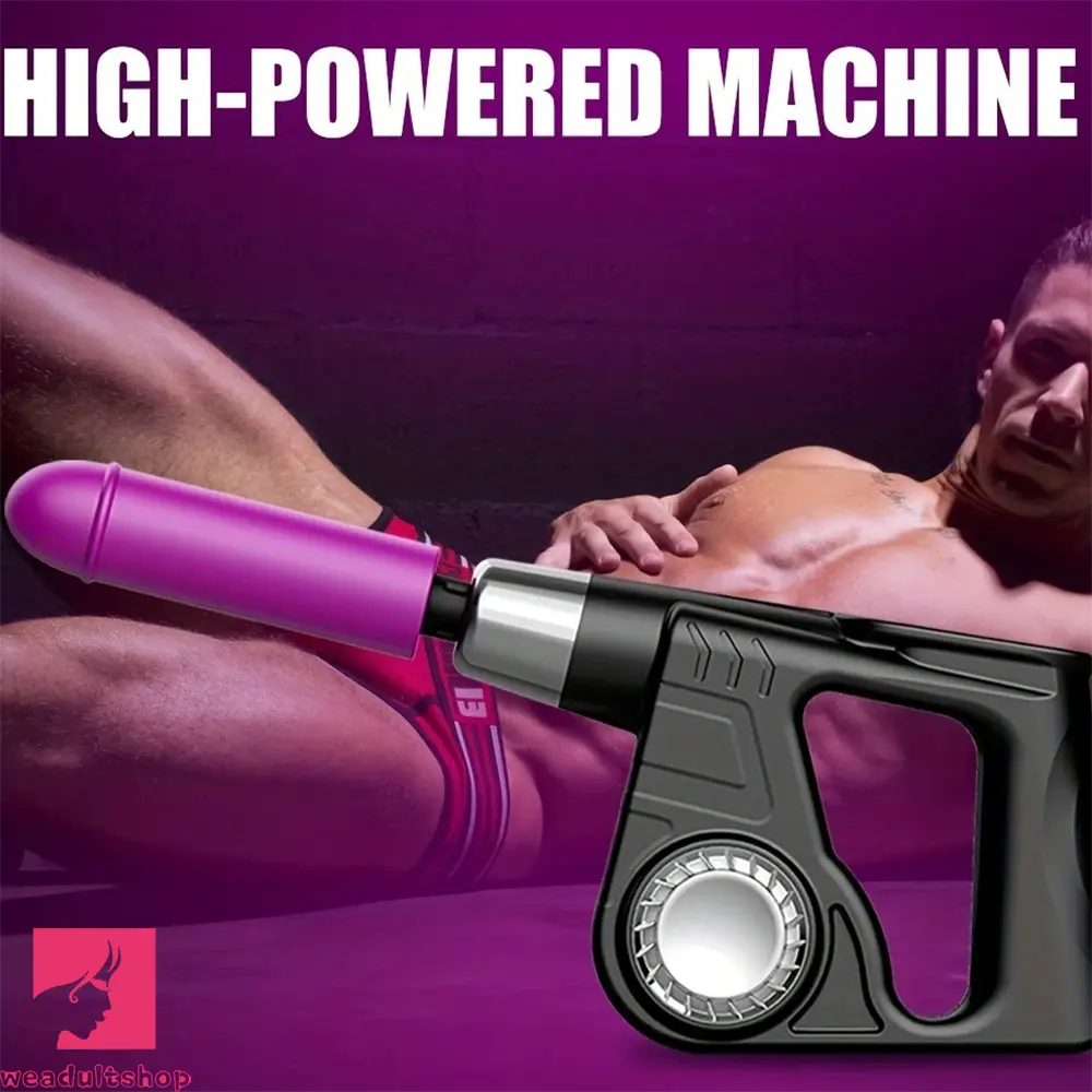 6in Ultimate Thrusting Dildo Machine with Powerful Vibrations Handheld
