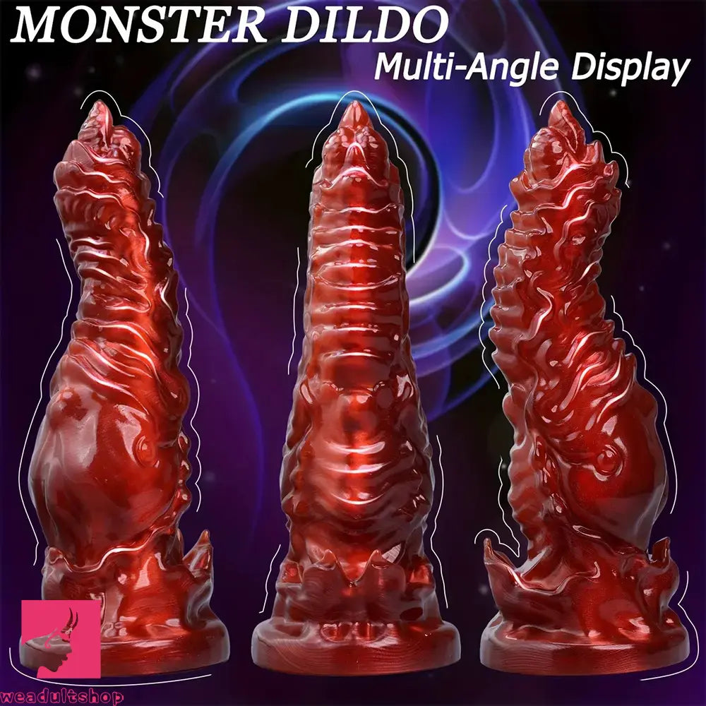 7.09in 9.06in O-ring Flexible Touch Simulation Monster Silicone Soft Dildo