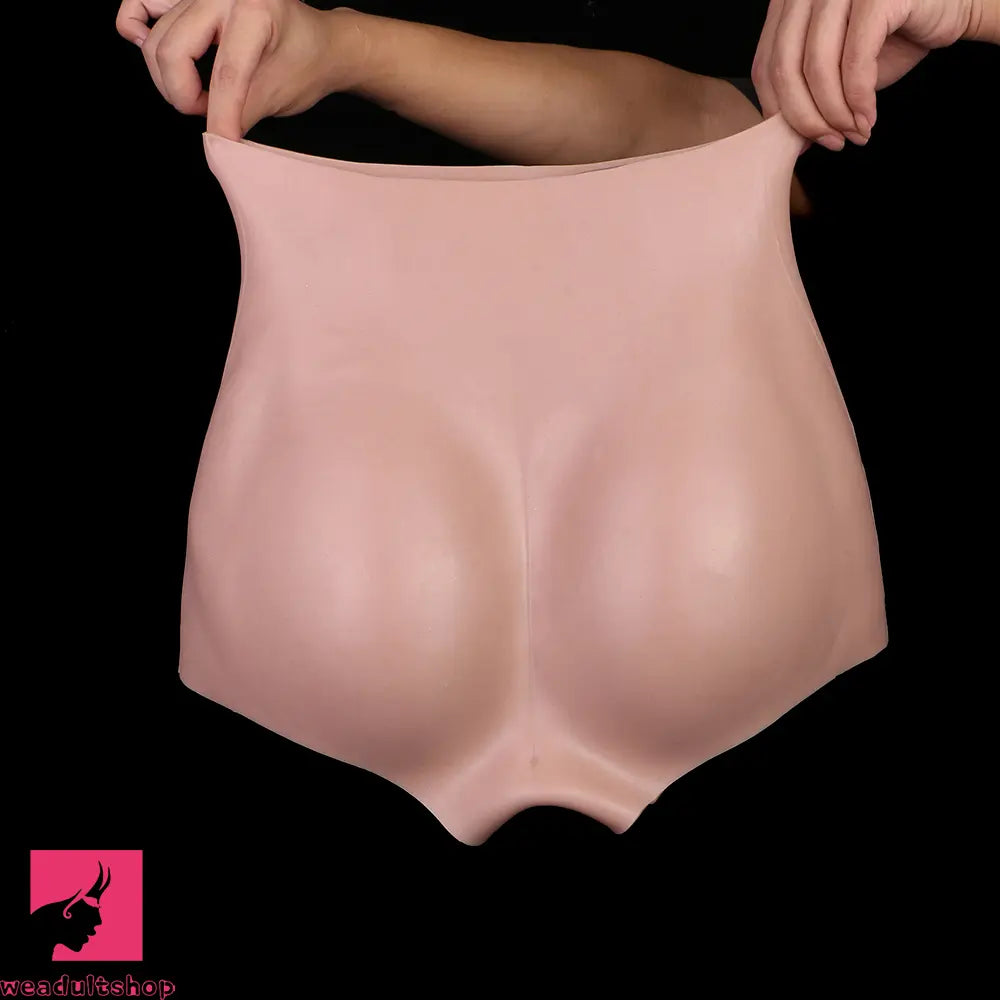 6.37in Wearable Silicone Cock Dildo Pants Real Skin with Hollow Penis Sleeve