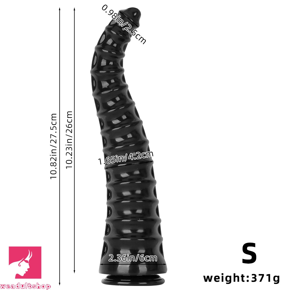 10.82in 13.38in 16.73in Super Large Black Anal Plug Dildo For Adult Women