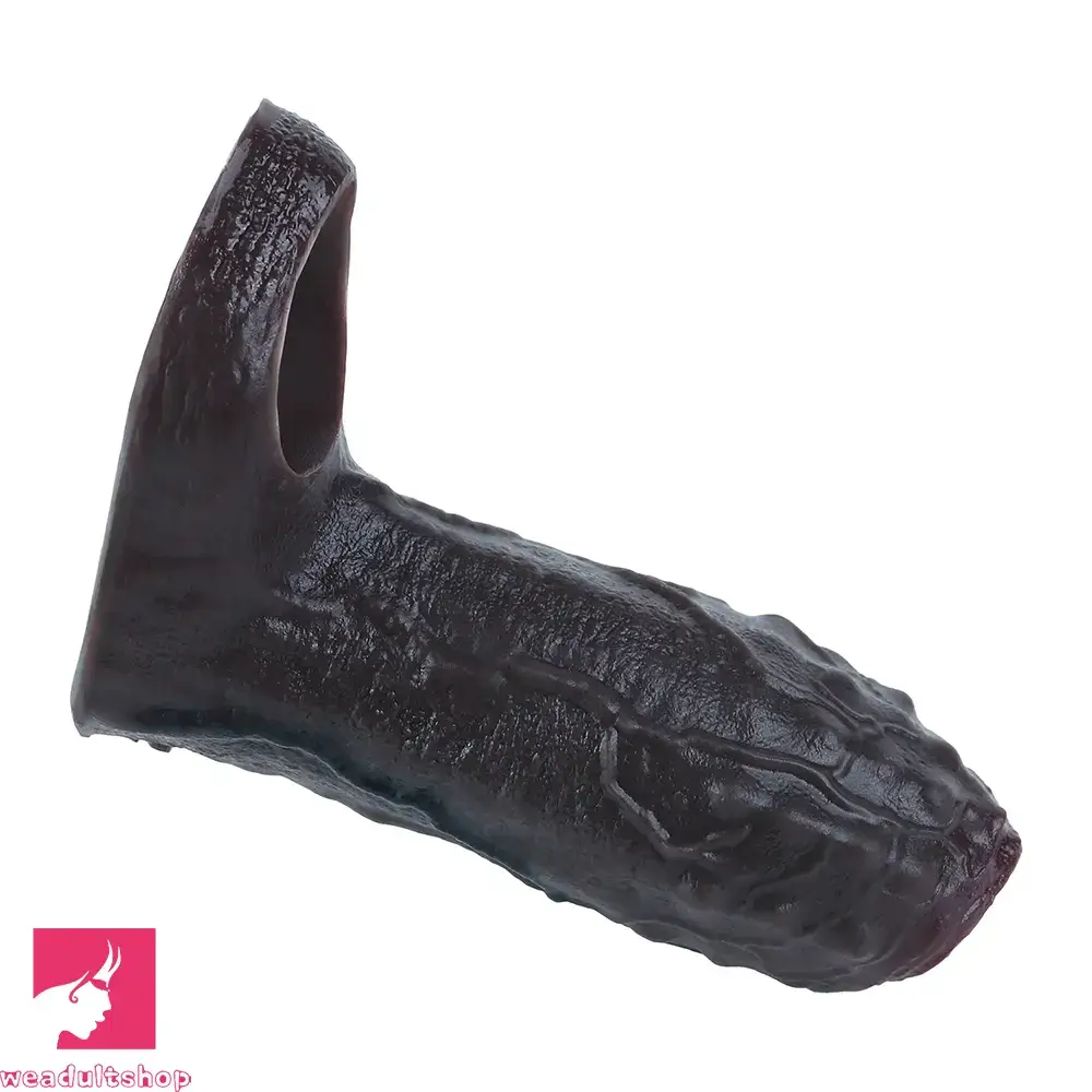 3.7in Super Soft Adult Men Cock Sheath For Couple Dildo Sleeve Cock Toy