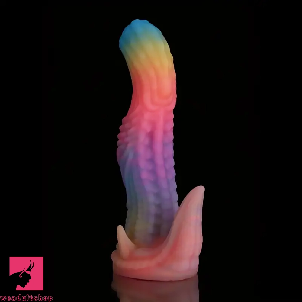 7.4in 8.5in Alien Dinosaur Tentacle Animal Silicone Anal Plug Cock Dildo