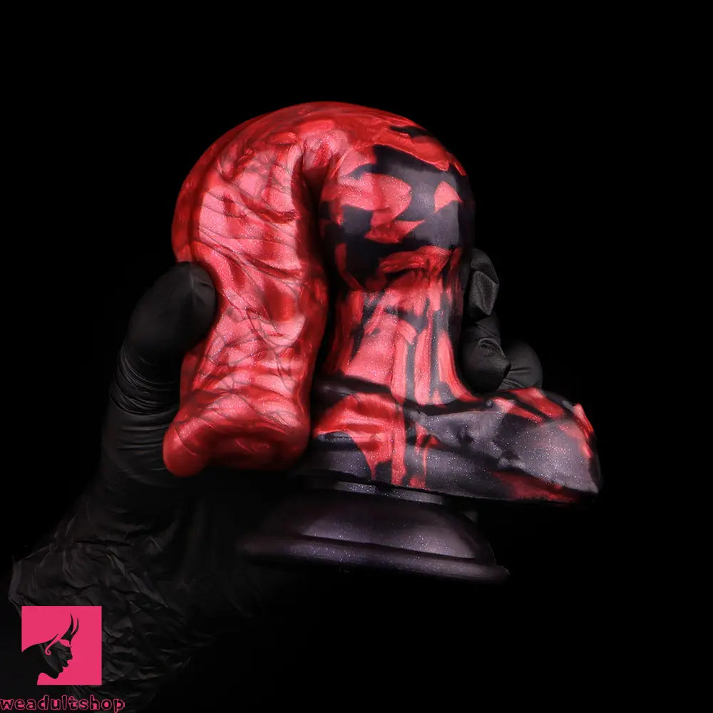 8.27in Knotted Dog Big Cock Dildo with Powerful Suction Cup Penis Toy