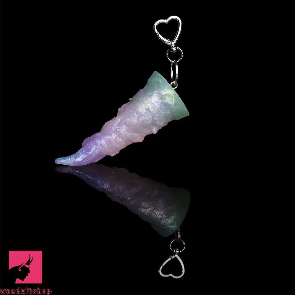 4.56in 4.72in 5.7in 6.81in 7.91in Ice Cream Silicone Fantasy Odd Dildo Pendant