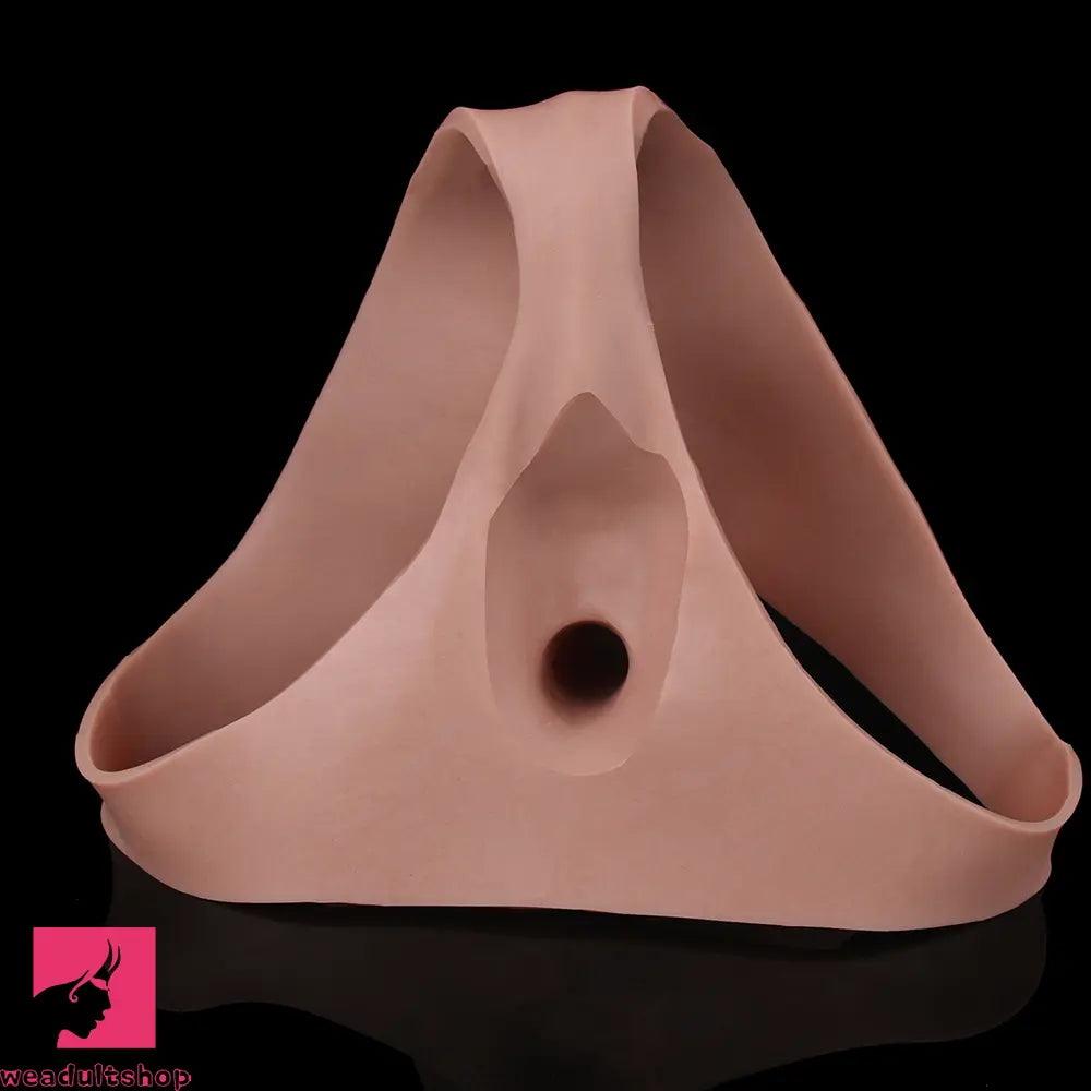 7.51in Wearable Premium Soft Strap on Dildo Pants Hollow Penis Sleeve