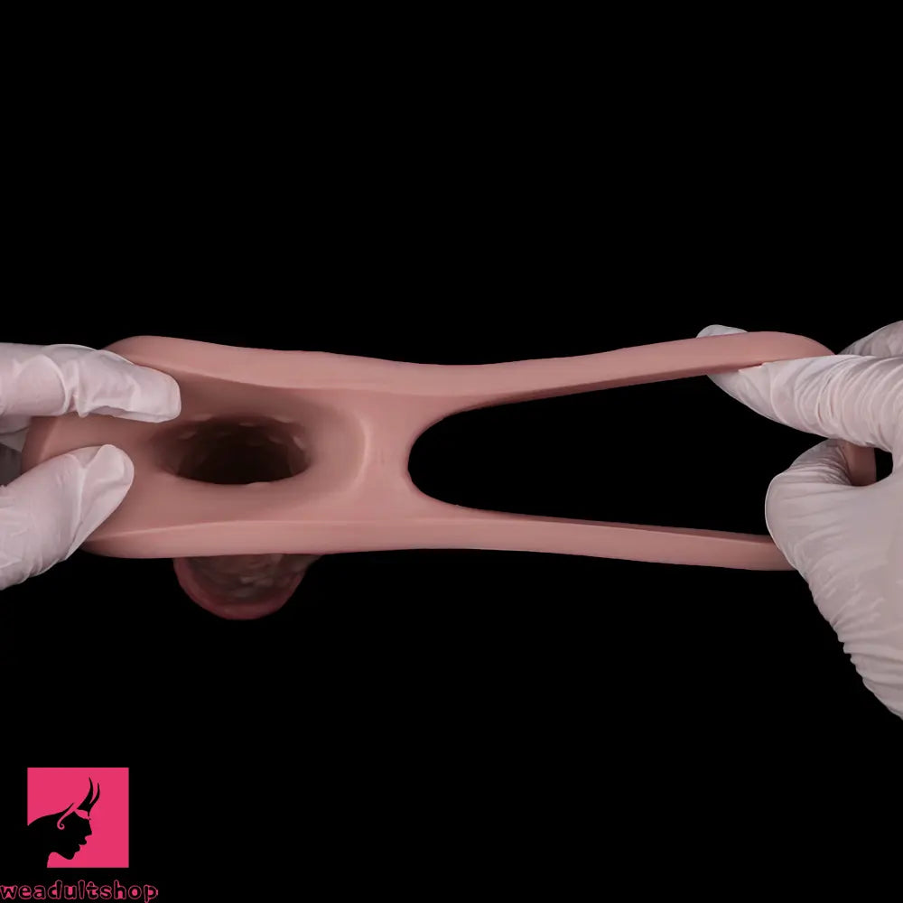 5.87in Liquid Silicone Hollow Penis Sleeve Dildo For Enlargement Thicken