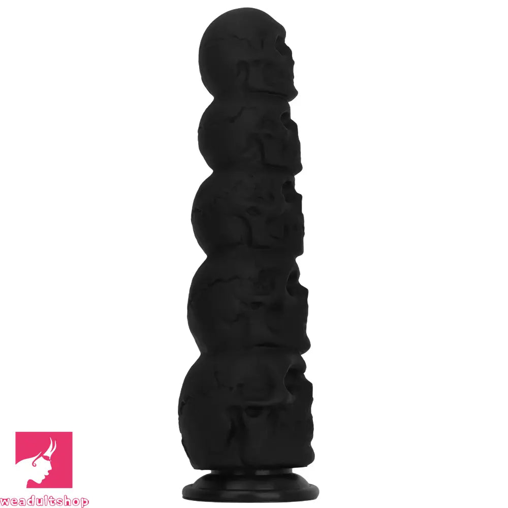 12in Silicone Skull Giant Penis Thick Huge Anal Plug Dildo For Anal Love