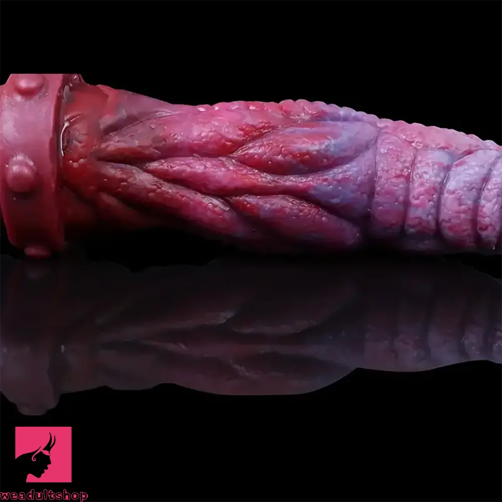13.78in Big Long Double Sided Silicone Dragon Monster Women Dildo
