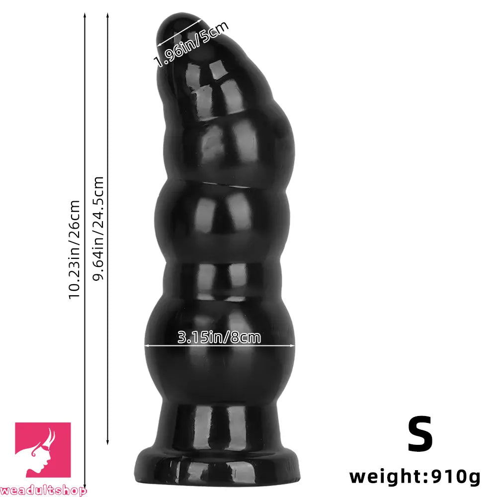 10.23in 14.56in Giant Penis Butt Plug Small Head PVC Fantasy Cock Dildo