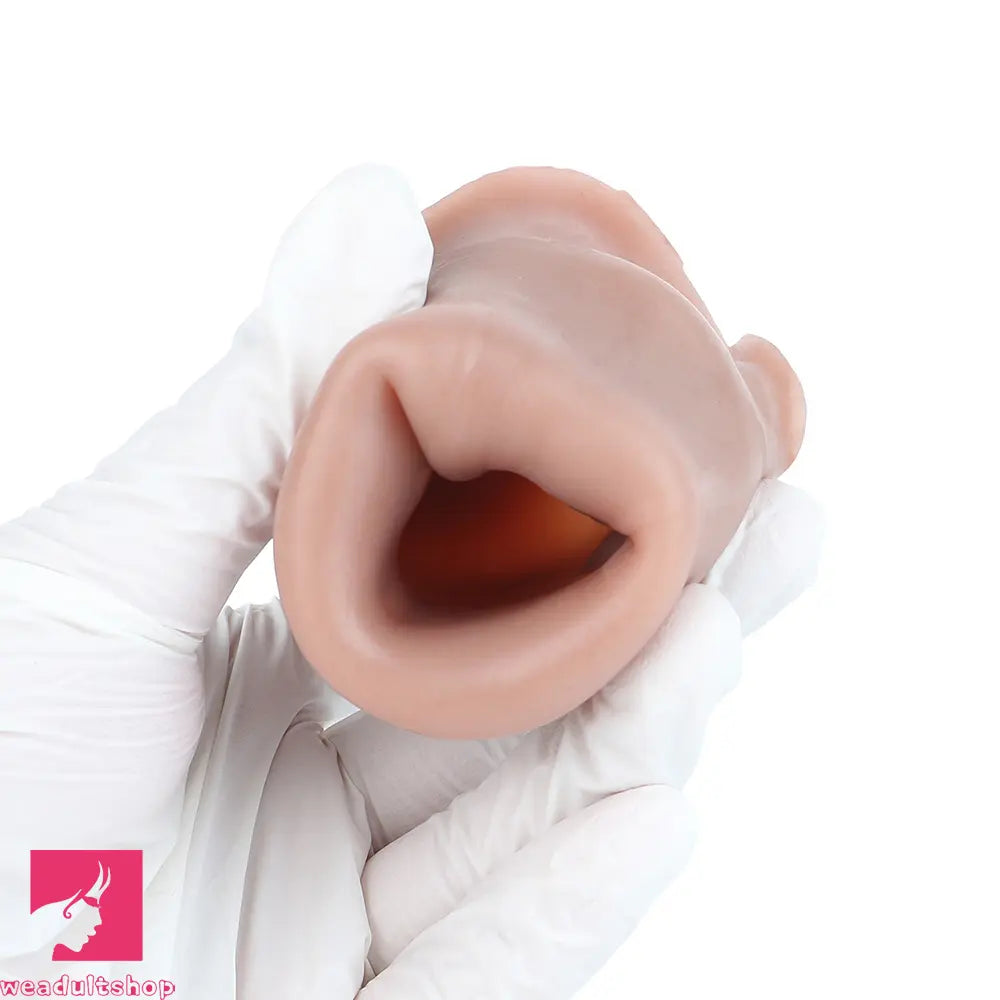 5.78in Realistic Feeling Silicone Soft Penis Sleeve Dildo For Enlargement Cock