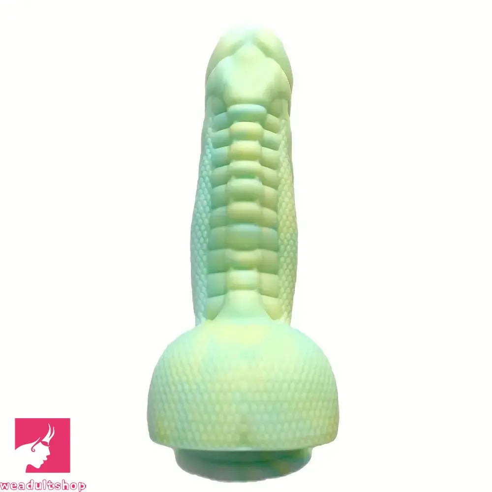 9.06in Fantasy Dragon Fantasy Monster Dildo Two Large Groove Design