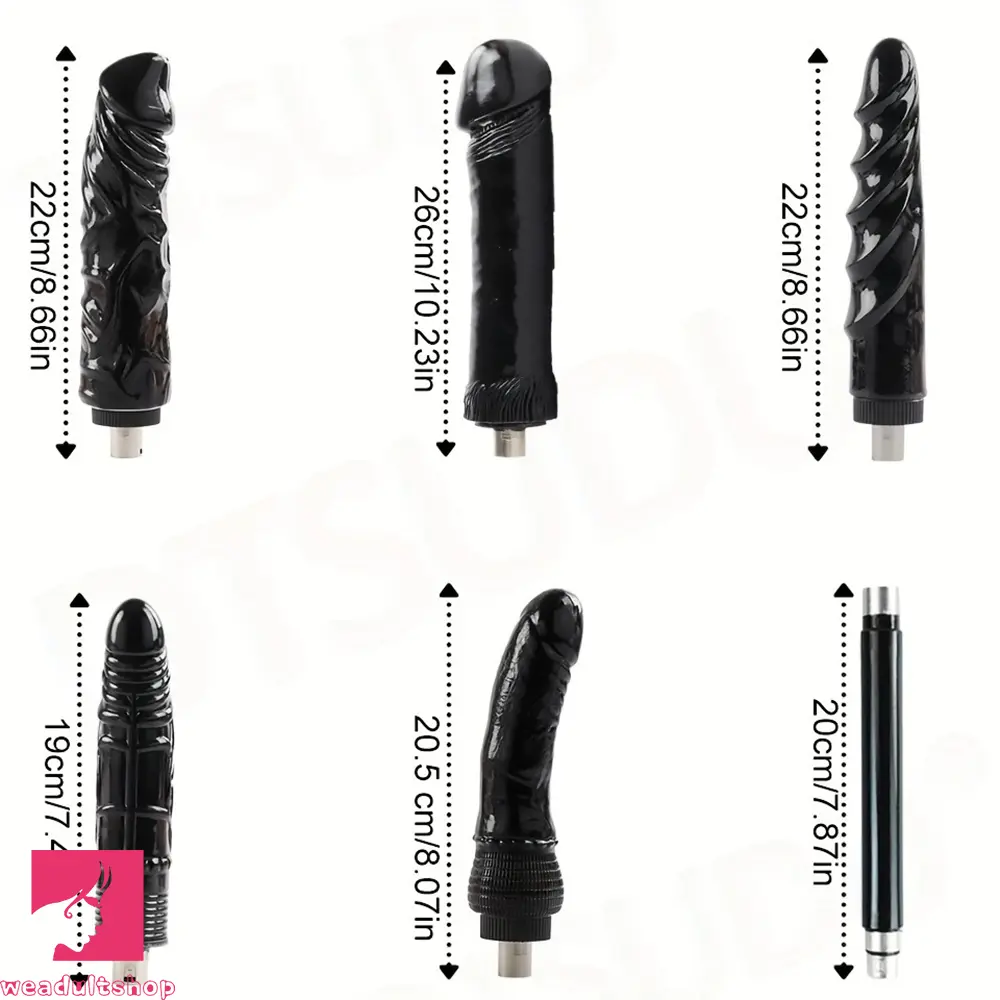 Electric Automatic Thrusting Dildo Fuck Machine with 5 Dildos 3XLR Connector