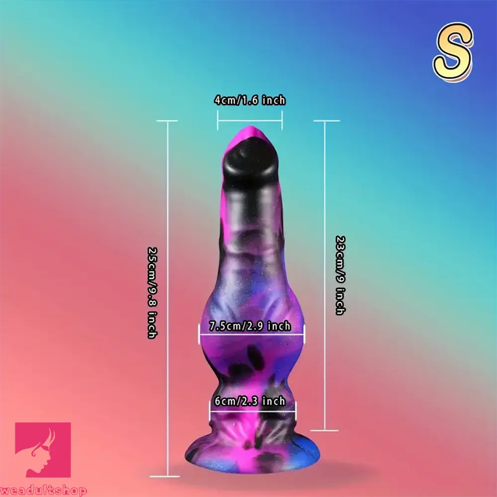 9.8in 11.8in 13in Dog Knot Big Long Anal Dildo Soft Silicone Cock Dildo