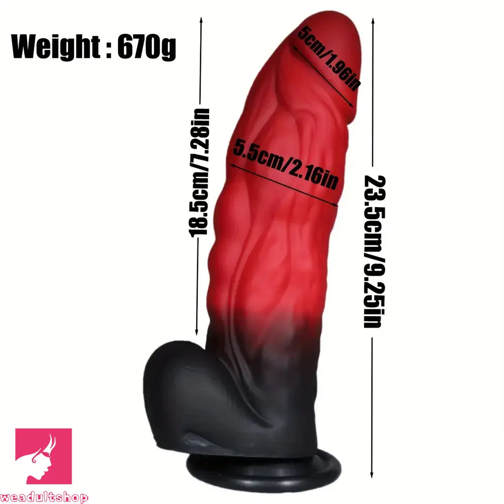 9.25in Chrysanthemum Alien Anal Dildo Adult Toy Monster Prostate Dildo