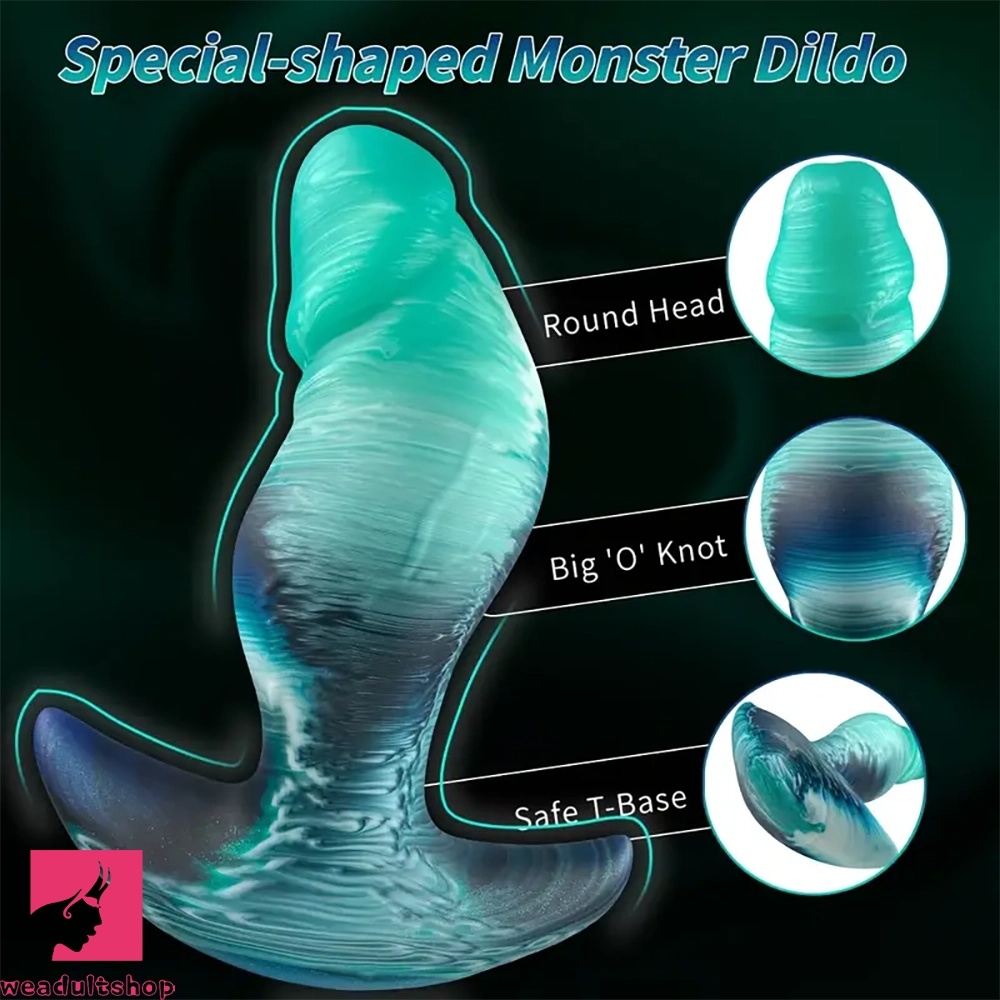 5.7in 6.69in 7.67in Wearable Butt Plug Anal Dildo Realistic Veins Soft Cock