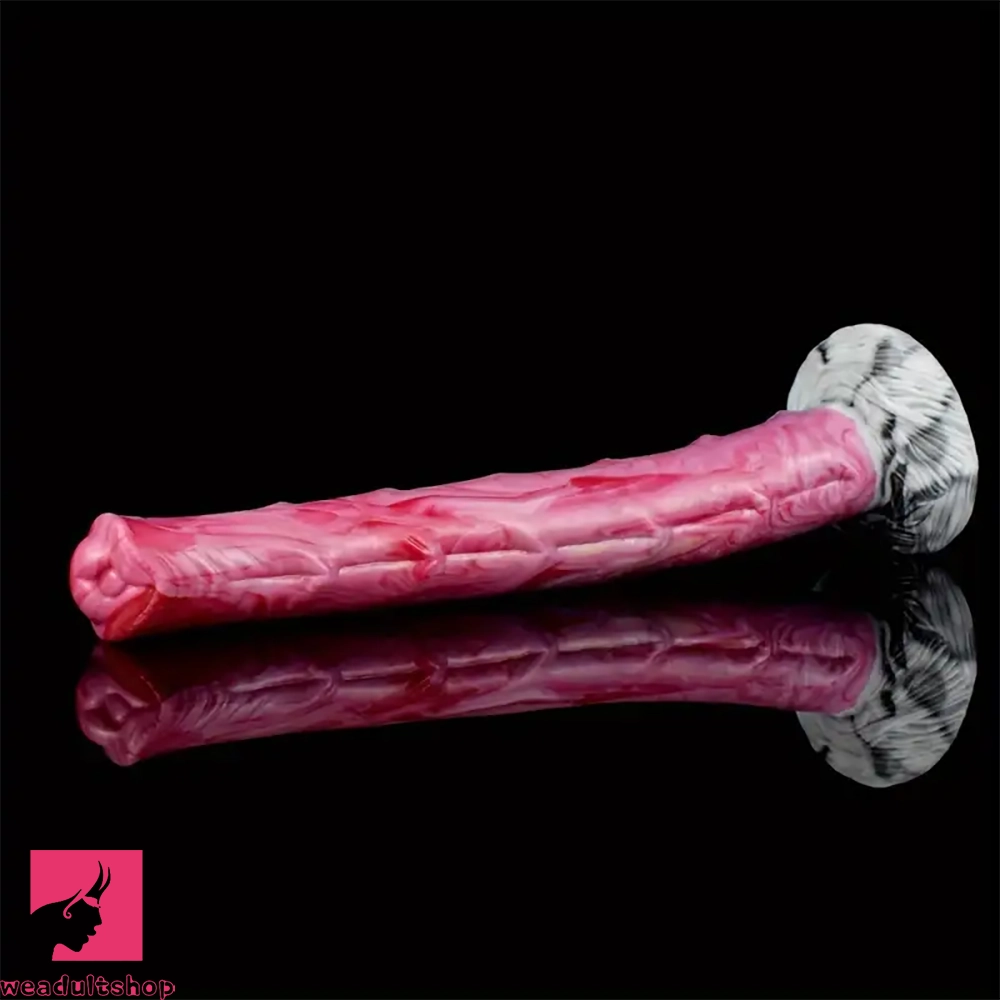 10.43in Realistic Big Horse Monster Dildo Pink Silicone Penis G Spot Toy