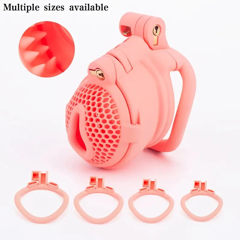 3D Printed Thorny Resin Chastity Cage Breathable Abstinence Chastity Cage