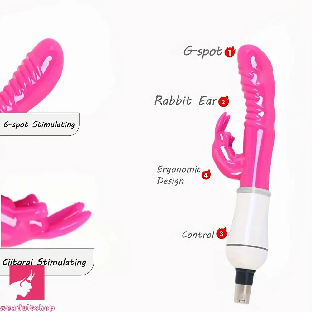 Fucking Stretch Pump Dildo Machine with-7-attachments-for-3-xlr-connector