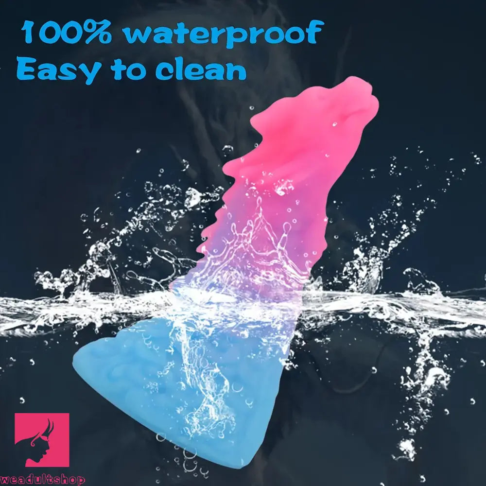 6.49in 7.67in 8.85in Special-Shaped Mixed Color Faucet Dragon Dildo