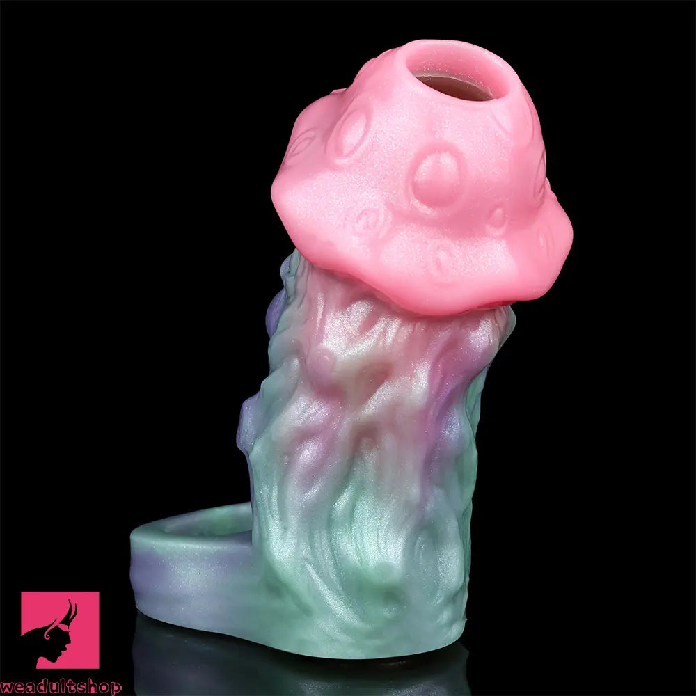 4.44in Spore Bloom SHAZ-3016 Fantasy Hollow Dildo Cock Sleeve Extension