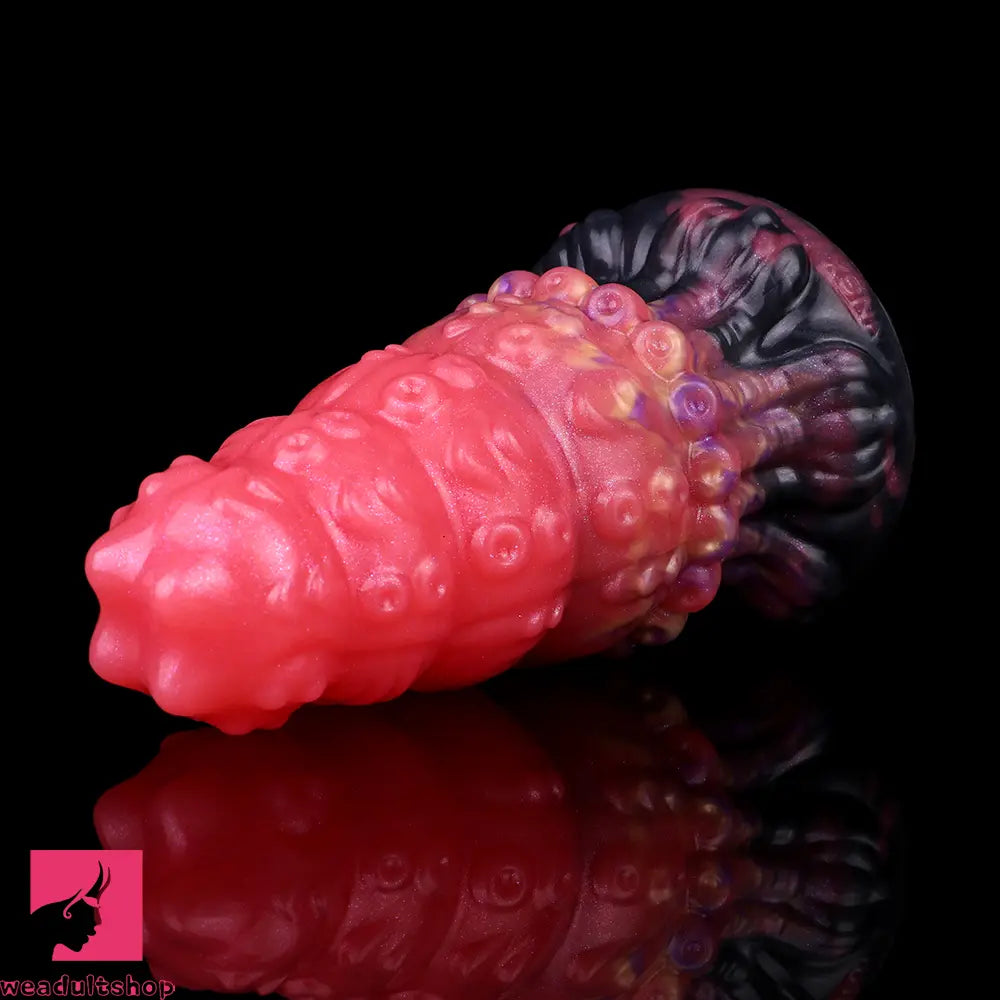 5.83in Fantasy Odd Silicone Soft Cock Dildo Hands-Free Clit Stimulator