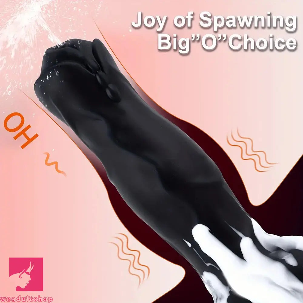 8.1in Realistic Silicone Squirting Dildo Beginner Knot Ejaculating Dog Dildo