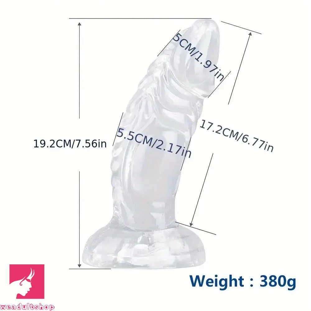 7.56in Butt Expander Adult Prostate Stimulation Monster TPE Dragon Dildo