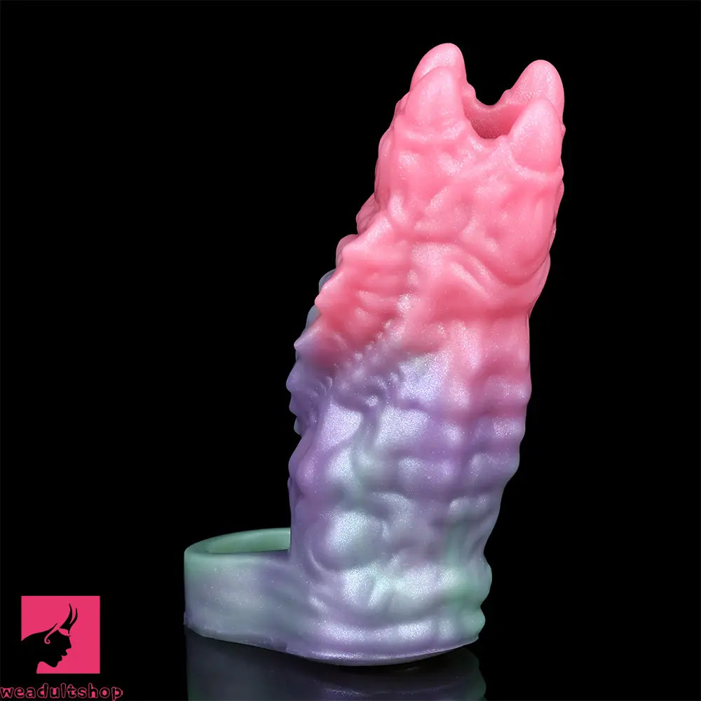 4.8in Illusion Bloom SHAZ-3014 Fantasy Hollow Dildo Sleeve Extension