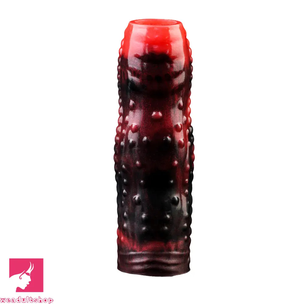 3.54in 4.72in 5.51in 6.69in Tentacle Silicone Soft Dildo Sleeve Penis Extender