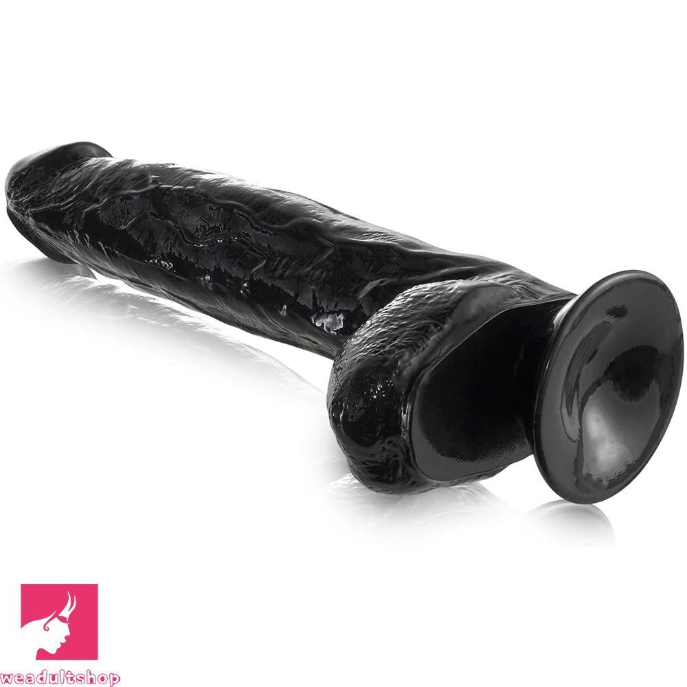10in Oversized Huge Thick Skin Feeling Dildo For Female Anus Expander